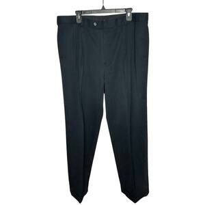 Brooks Brothers Men's Madison Pleated 100% Wool Navy Blue Dress Pants Size 40/32